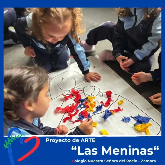 🎨✨🖌️
Pequeñas manos, grandes artistas 👧👦💫

Hoy viajamos al corazón del arte con "Las Meninas" de Velázquez 👑🖼️
¡Imaginación a todo color! 🌈💭

Técnicas plásticas 🎨 + creatividad infinita 🧠💡 + educación con amor ❤️ = un proyecto que deja huella 🖐️

Porque educar también es emocionar, soñar y expresarse con alegría 🌟😄

#NSRocío #InfantilConArte #LasMeninas #AprenderJugando #ArteEnInfantil  #NuestraSeñoraDelRocío #InnovaciónEducativa #CercaníaQueEduca  #PequeñosGrandesArtistas #EducaciónConAmor #InnovaciónEducativa #MetodologíasInnovadoras #NSR #FundaciónAmorDeDios #EducaciónInfantil #AprendizajeDivertido #FamiliasFelices
