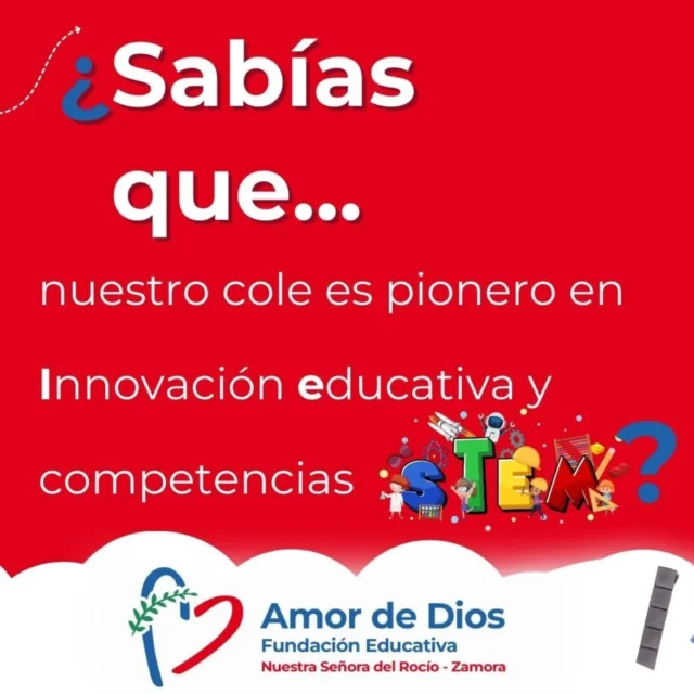 👨‍👩‍👧‍👦✨ ¡Buenas noches Familias! 

La innovación STEM es la integración de ciencia, tecnología, ingeniería y matemáticas 🧠🖌️ (sí, todo eso 😅) para aprender de forma práctica y resolver problemas reales 💡🛠️.

Con materiales adaptados 🧩, profes cualificados 👩‍🏫 y formación específica 💪, fomentamos la creatividad, el pensamiento crítico y el trabajo en equipo 🤝🎯.

¡Y lo mejor! Todo esto ya está pasando en nuestro cole 🌆🚀 Aprenden jugando, piensan en grande y se divierten. 😄

🛠️ Preparando a los peques para los desafíos del siglo XXI 💫📈

#NSRocío #STEMdesdePeques #STEM #InnovaciónEducativa #FamiliasSTEAM #AprenderJugando #Innovaciónenelaula #innovacion #EducaciónConAmor #InnovaciónEducativa #MetodologíasInnovadoras #NSR #FundaciónAmorDeDios #AprendizajeDivertido #FamiliasFelices